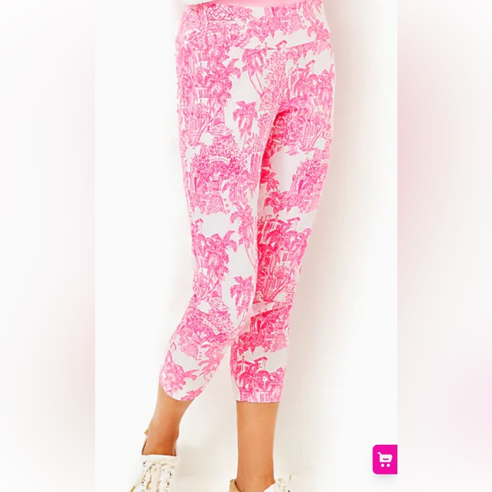 EUC Lilly Pulitzer Corso Crop Anniversary Toile